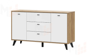 Комод Милан 3 ящика двухстворчатый