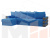 Угловой диван Венеция левый угол (Голубой)