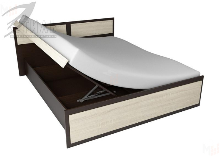 Кровать 1,6 м с подъемным механизмом Венеция-1