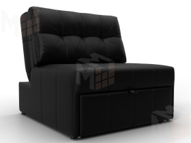 Кресло-кровать Лига-107 (80) ( GRIFON 18 черный )