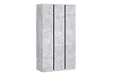 Шкаф 3-х створчатый Дэли 3 Цемент Светлый Шкаф 3-х створчатый Дэли 3 Цемент Светлый