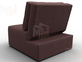 Кресло-кровать Лига-107 (80) ( JOLY 09 бордовый )
