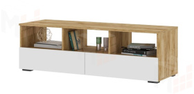 Тумба ТВ Хелен ТБ 02 дуб крафт золото -  белый