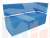 Кухонный прямой диван Стоун с углом (Голубой)