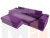Угловой диван Пекин угол левый (Фиолетовый)
