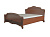 Кровать Лотос (1600) лакированный