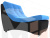 Модуль Монреаль кресло (Голубой\Черный)