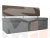 Кухонный прямой диван Стоун (Серый\Коричневый)