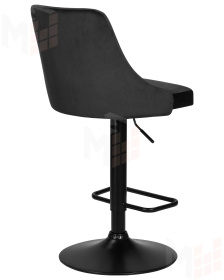 Стул барный DOBRIN JOSEPH BLACK (черный велюр (MJ9-101))