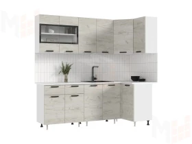 Кухня Рио New угловая 2,2*1,0 м Крафт белый