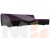 Угловой модульный диван Монреаль (Фиолетовый\Черный)