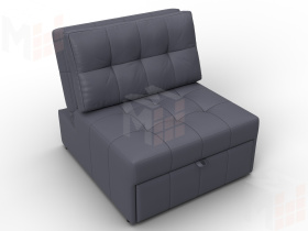 Кресло-кровать Лига-107 (80) ( GRIFON 15 серый )