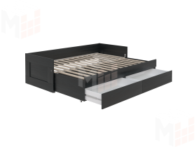 Кровать-кушетка раздвижная Сириус NEW 80*200 венге