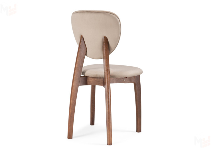 Стул деревянный Вакимо tenerife beige / орех миланский