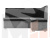 Кухонный угловой диван Уют правый угол (Серый\Черный)