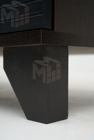 Комод Копенгаген (венге/черный матовый)