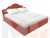 Интерьерная кровать Афина 180 (Коралловый)