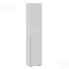 Шкаф для белья с глухой дверью Порто - СМ-393.07.211 Белый