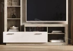 Гостиная Ангара набор (крафт серый/кашемир)