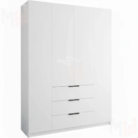 Шкаф распашной Локер  4-х дверный с ящиками 