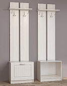 Вешалка с обувницей 2 Иннэс 6 МДФ