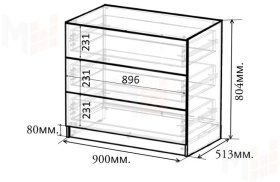 Серия детской мебели Пираты - комната №2