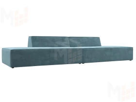 Диван прямой модульный Монс лофт ( Бирюзовый )