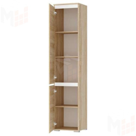 Пенал ГРЕТТА  2С  Дуб Крафт золотой - Белый