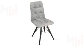 Стул Аспен К3 Черный муар, Велюр Wellmart Silver