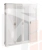 Шкаф Натали 4-дверный (1+2+1) с зеркалом белый глянец