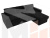Угловой диван Траумберг правый угол (Черный)