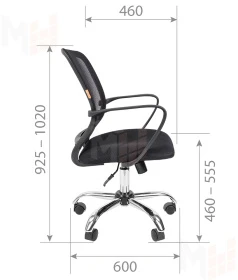 Кресло офисное CHAIRMAN 698 Chrome