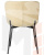 Стул обеденный DOBRIN MILO (черные ножки, кремовый букле (UF992-02))