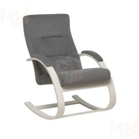 Кресло-качалка Leset Милано NEW (Слоновая кость/Bingo 20 (мышиный))