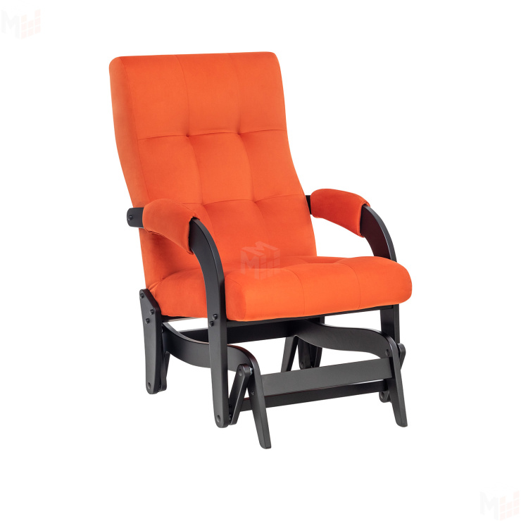 Кресло-маятник Leset Спринг (Венге/V39 оранжевый)
