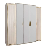 Шкаф Замира 5-дверный бежевый