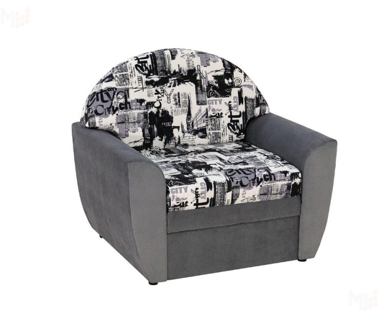 Кресло-кровать Вена 65 (серый)