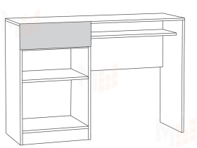Стол туалетный Ливерпуль 12.46
