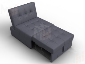 Кресло-кровать Лига-107 (80) ( GRIFON 15 серый )