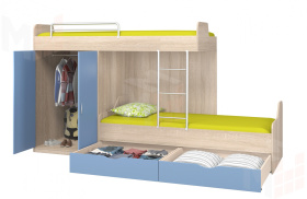 Кровать двухъярусная Дельта 18.04.01