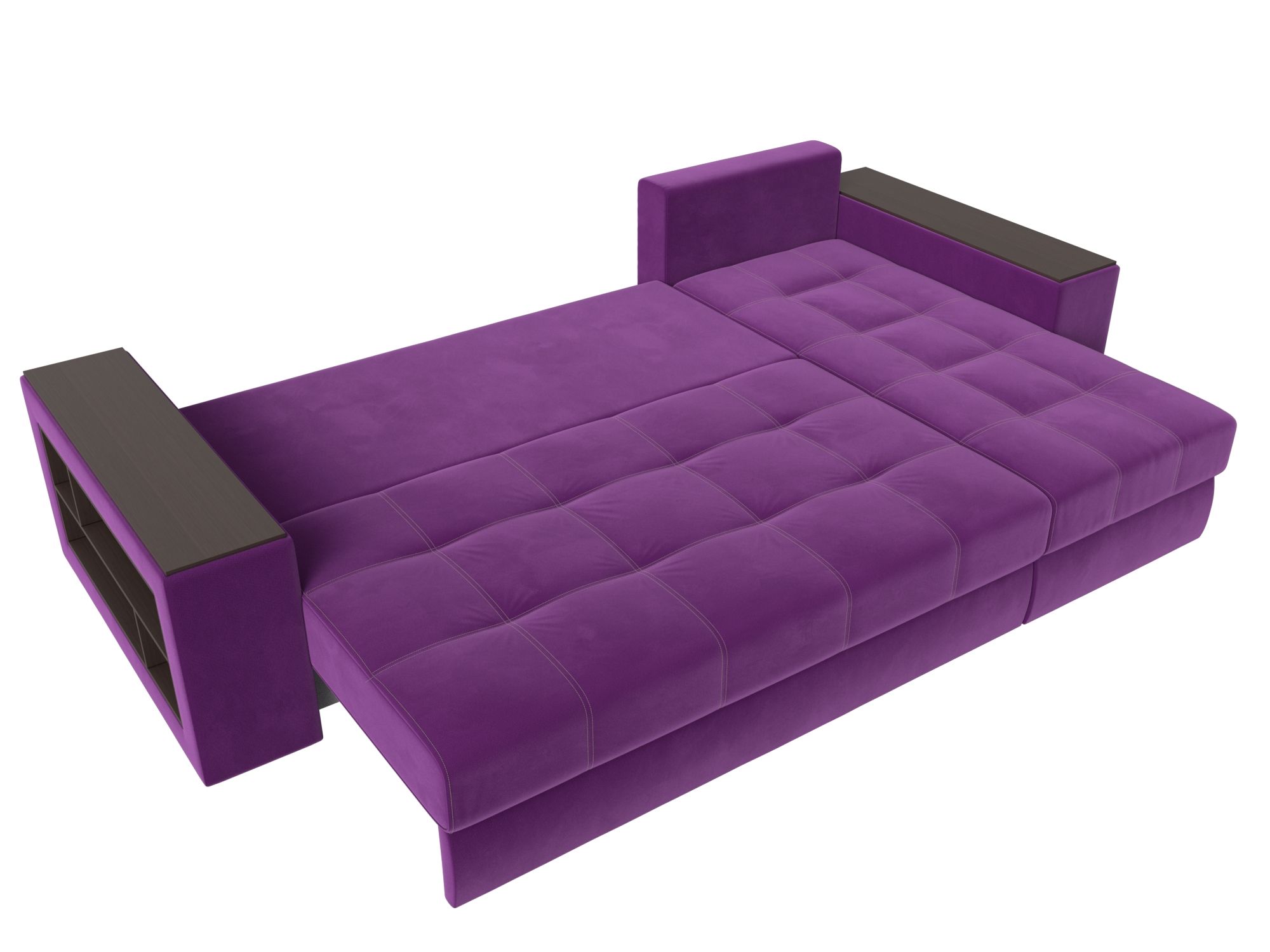 Угловой диван Дубай правый угол (Фиолетовый)