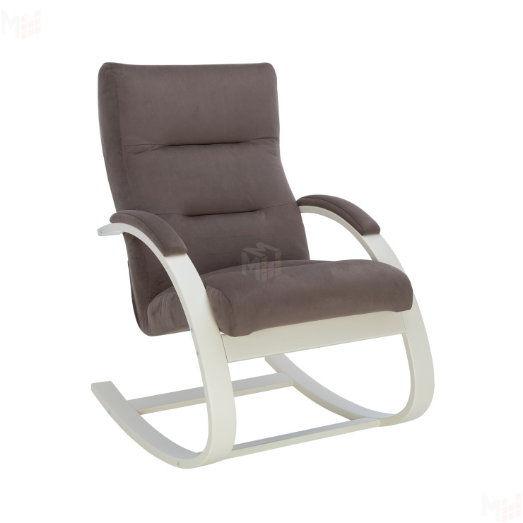 Кресло-качалка Leset Милано (Слоновая кость/V23 молочный шоколад)