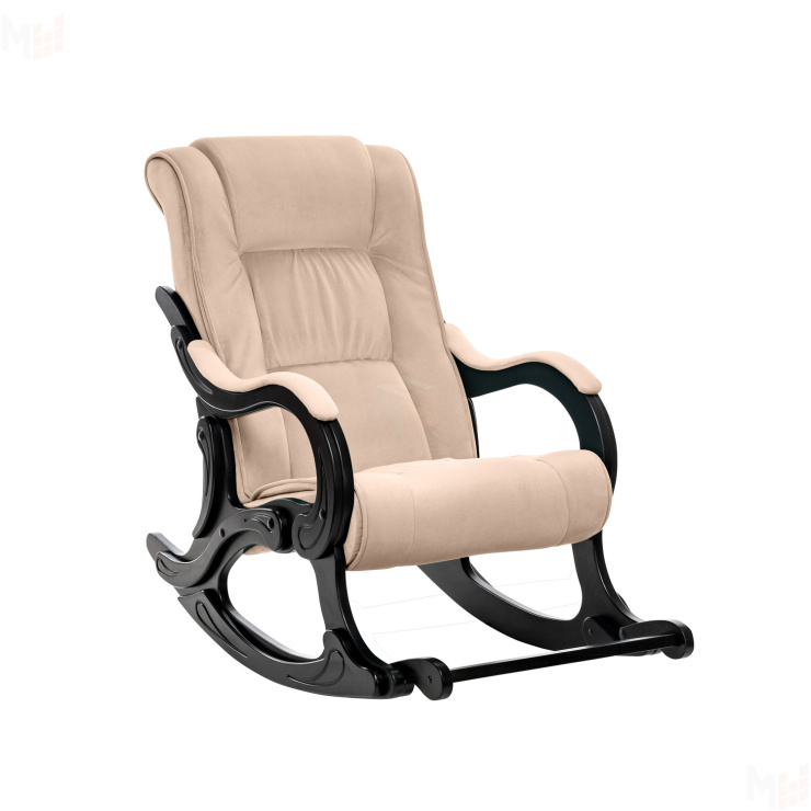 Кресло-качалка Модель 77 (Венге/V18 бежевый)